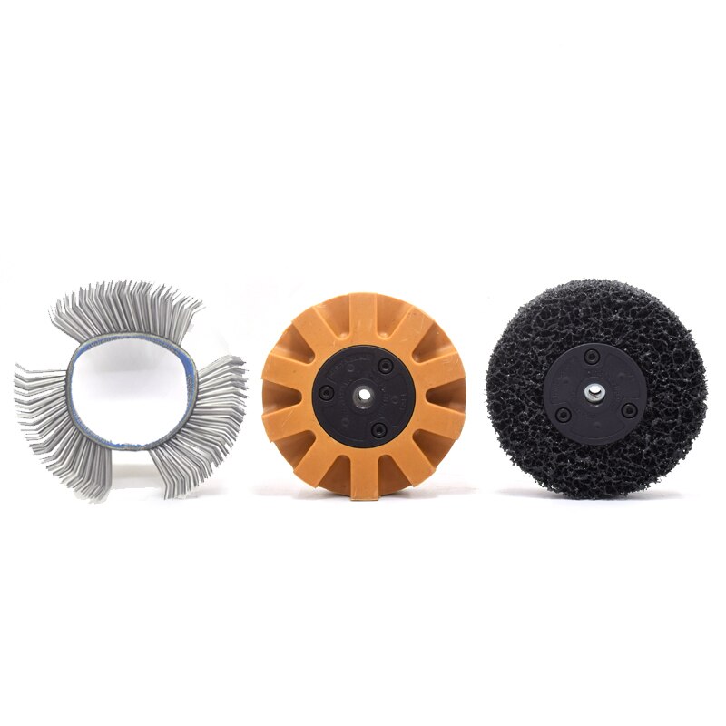 Car Painting surface durable rust removal Tool Decals Rubber Eraser glue stainless wire Hub brush Black Stripping Wheels