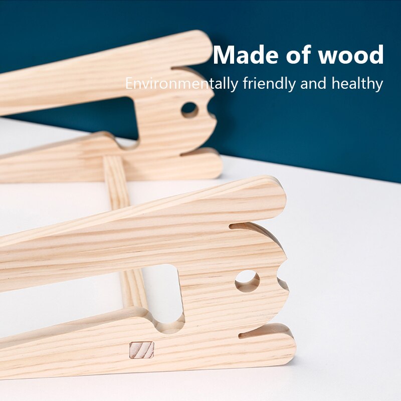 Holz Laptop Stand Kühlung Halterung Für Macbook IPad Tablette Unterstützung Notizbuch Stand Abnehmbare Holz Montieren Vertikale Laptop Halfter