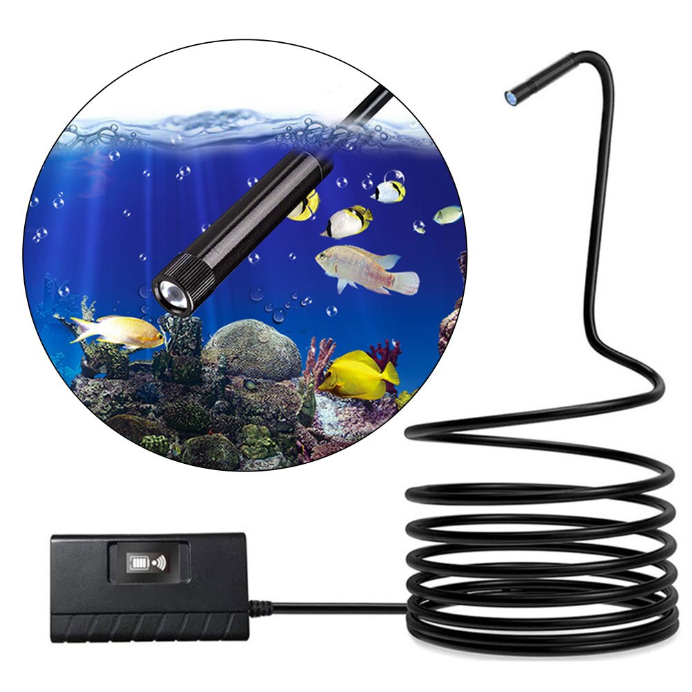3.5m 6 led endoskop bærbar måling vandtæt håndholdt wifi borescope 1080p hd inspektionskamera til ios