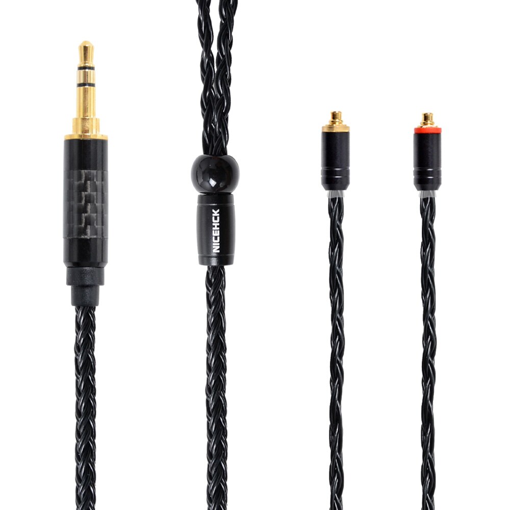 NICEHCK 16 Core Silver Plated Headphone Cable - 120cm - 3.5/2.5/4.4mm Plug - MMCX/2Pin Connector