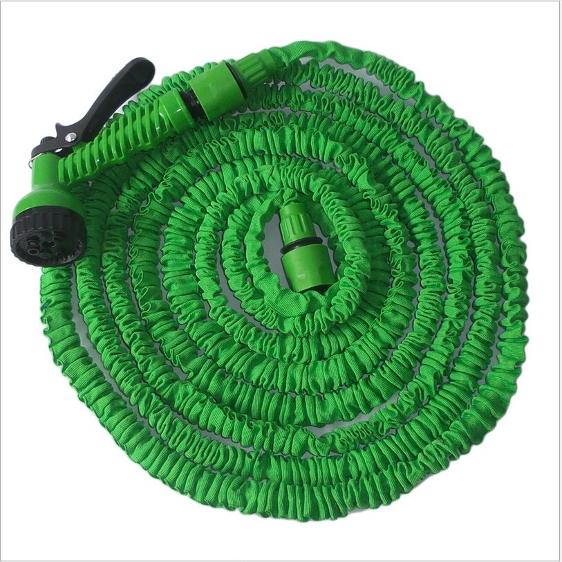 25FT-100FT Garden Hose Expandable Magic Flexible Water Hose EU Hose Plastic Hoses Pipe With Spray Gun To Watering Car Wash Tool