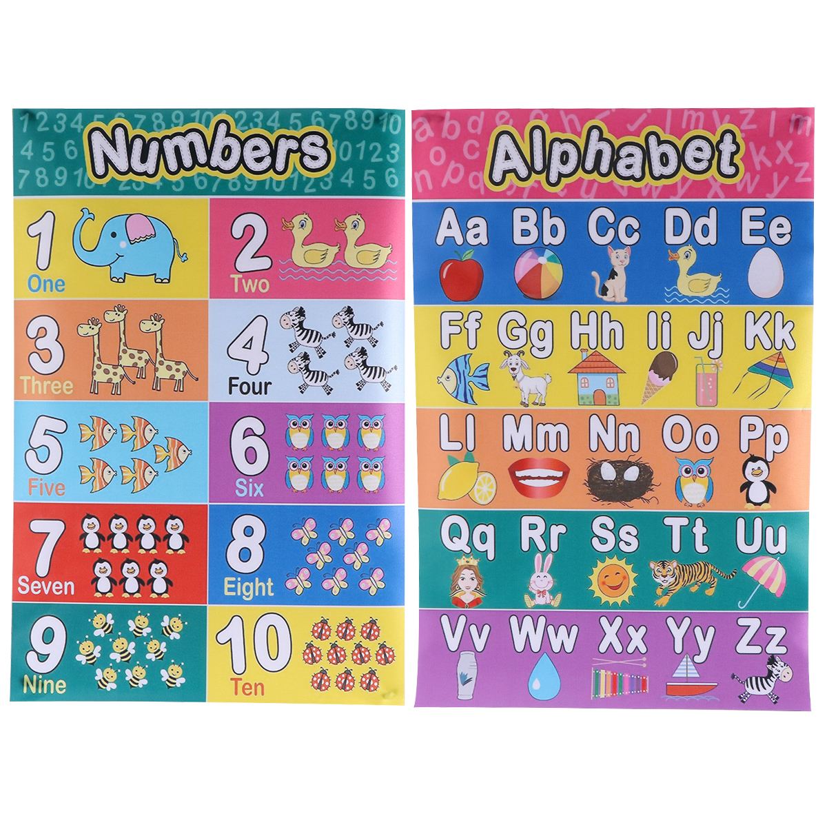 2pcs Early Educational Alphabet Mathematics Childr... – Grandado