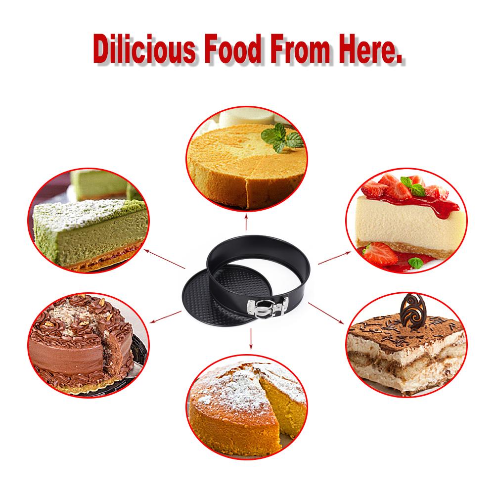 7-inch Round Springform Non-stick Cake Pan Leak-proof Cheesecake Pan Bakeware Kitchen Accessories