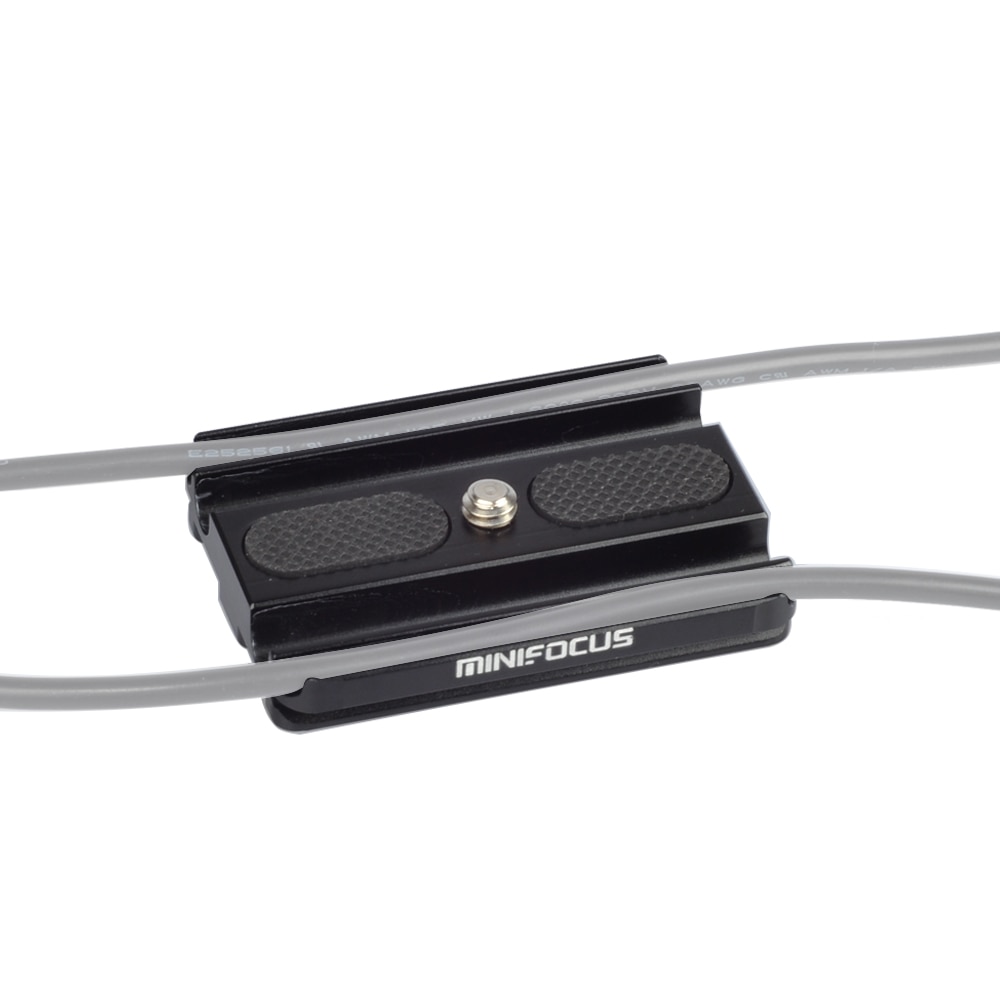 MINIFOCUS Cable Clamp QR Quick Release Plate Aluminum Alloy Tether DSLR Camera Digital Usb Hdmi Cable Lock Clip Protector