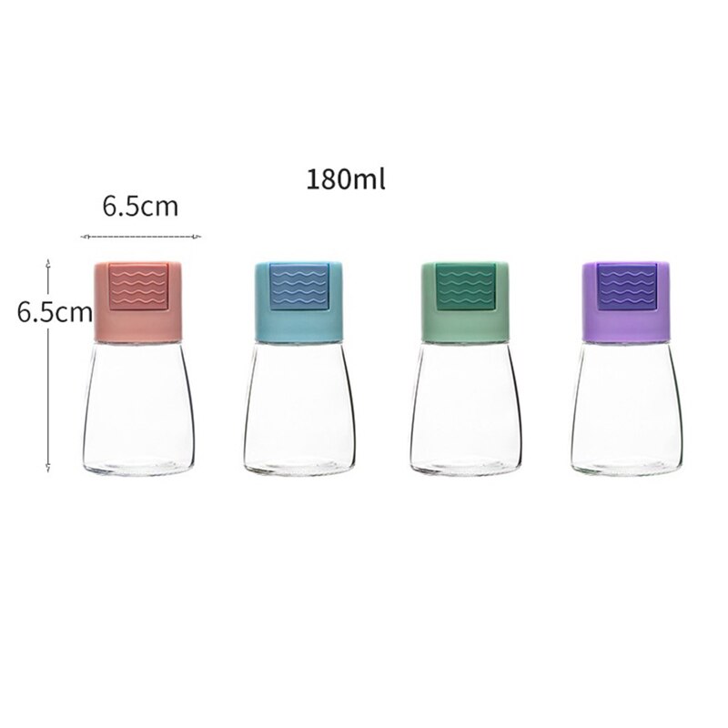 0.5g Metering Salt Shaker Push Sugar Bottle Spice Pepper Shaker Duster Salt Dispenser Seasoning Organizer Condiment Dispenser