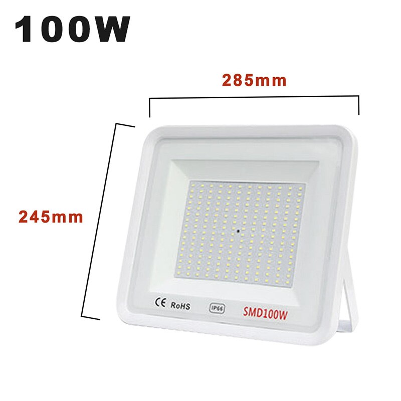 AC220V LED FloodLight 20W 30W 50W 100W Ip66 Waterproof Outdoor LED Flood Lights Spotlight Warm White For Billboard Stadium Park