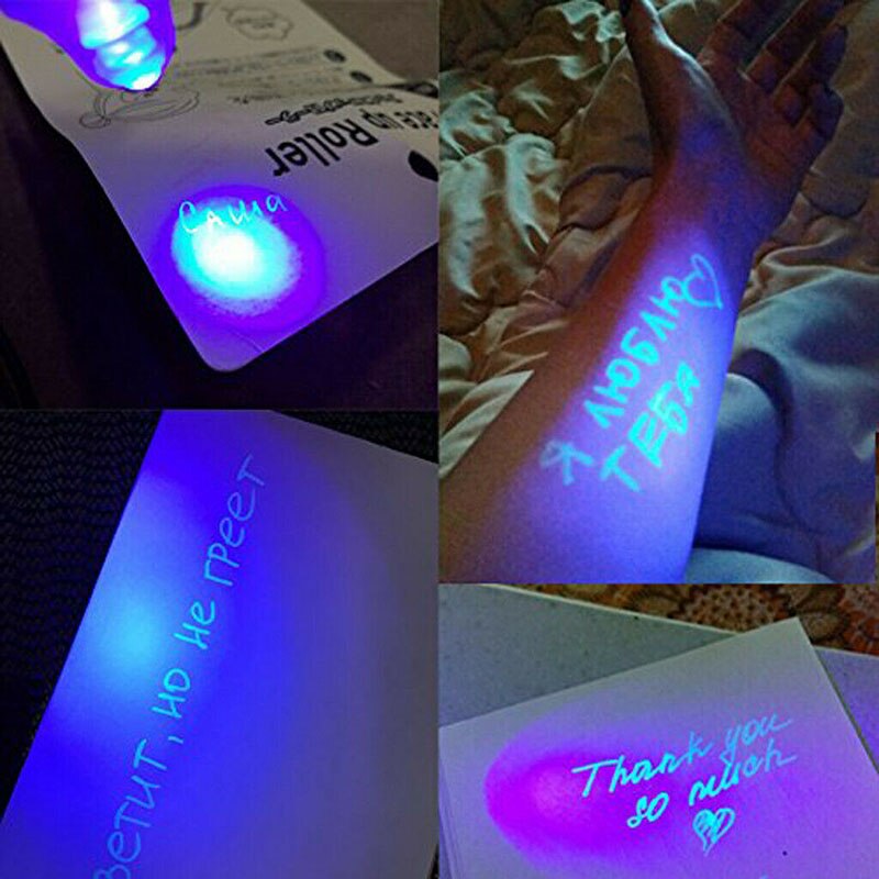 2/4/8/14 pièces Stylo UV Invisible Crayon Magique Secret Stylo Fluorescent pour Bloc-Notes Enfants Enfant Dessin Peinture Conseil FOU99