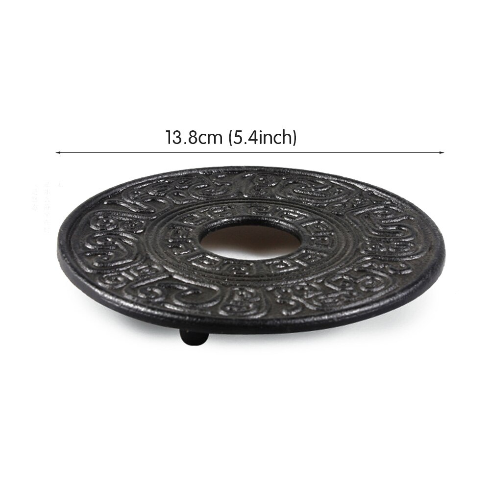 Cast Iron Teapot Trivets Holder Support Pulley For Holding All Types Of Pots And Pans Teaware Kitchen Dining Bar Tea Warmer