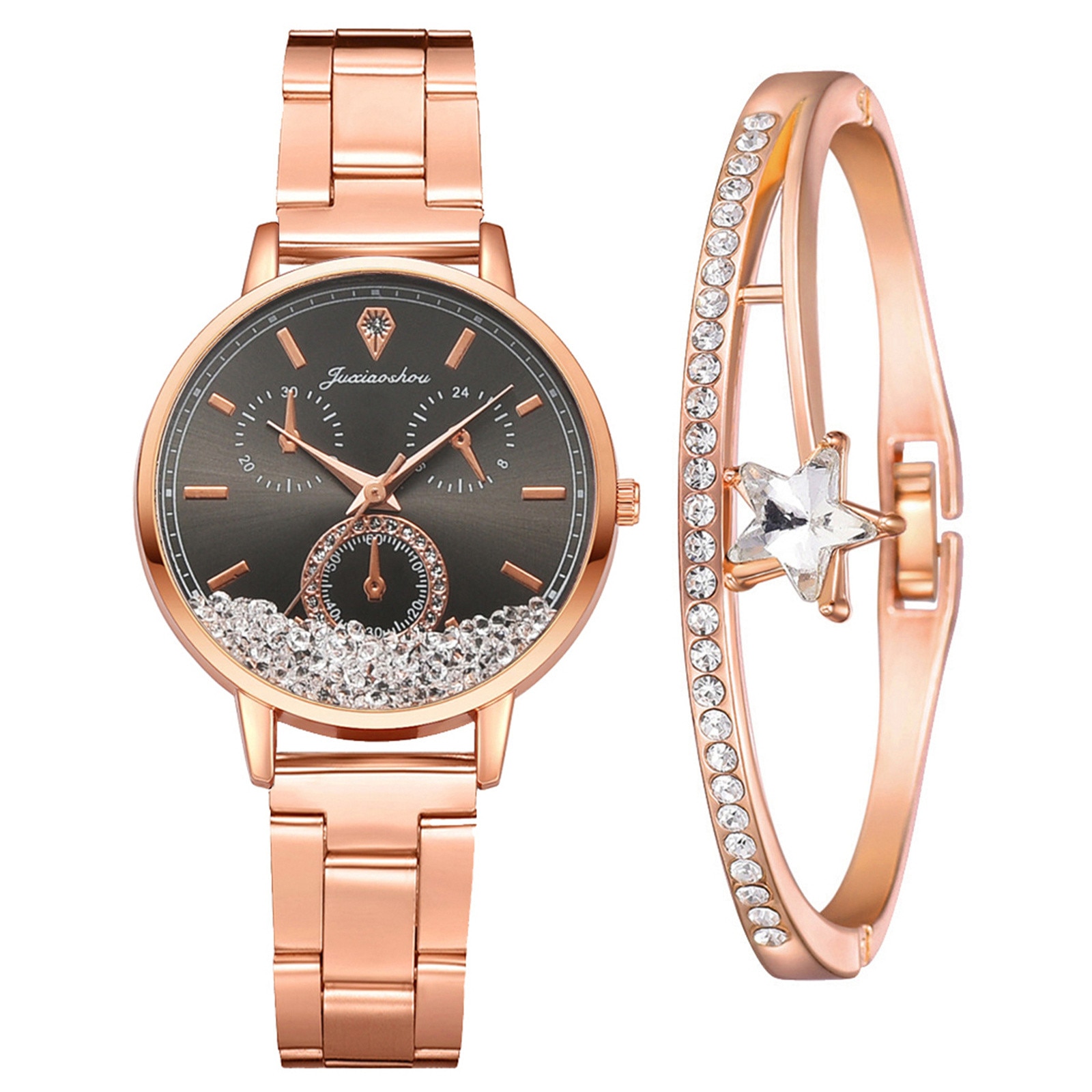 Frauen Uhr Luxus Rose Gold Uhren Damen lässig Uhr Mit Armbinde Schmuck Beste Serie Von Direkte Verkauf
