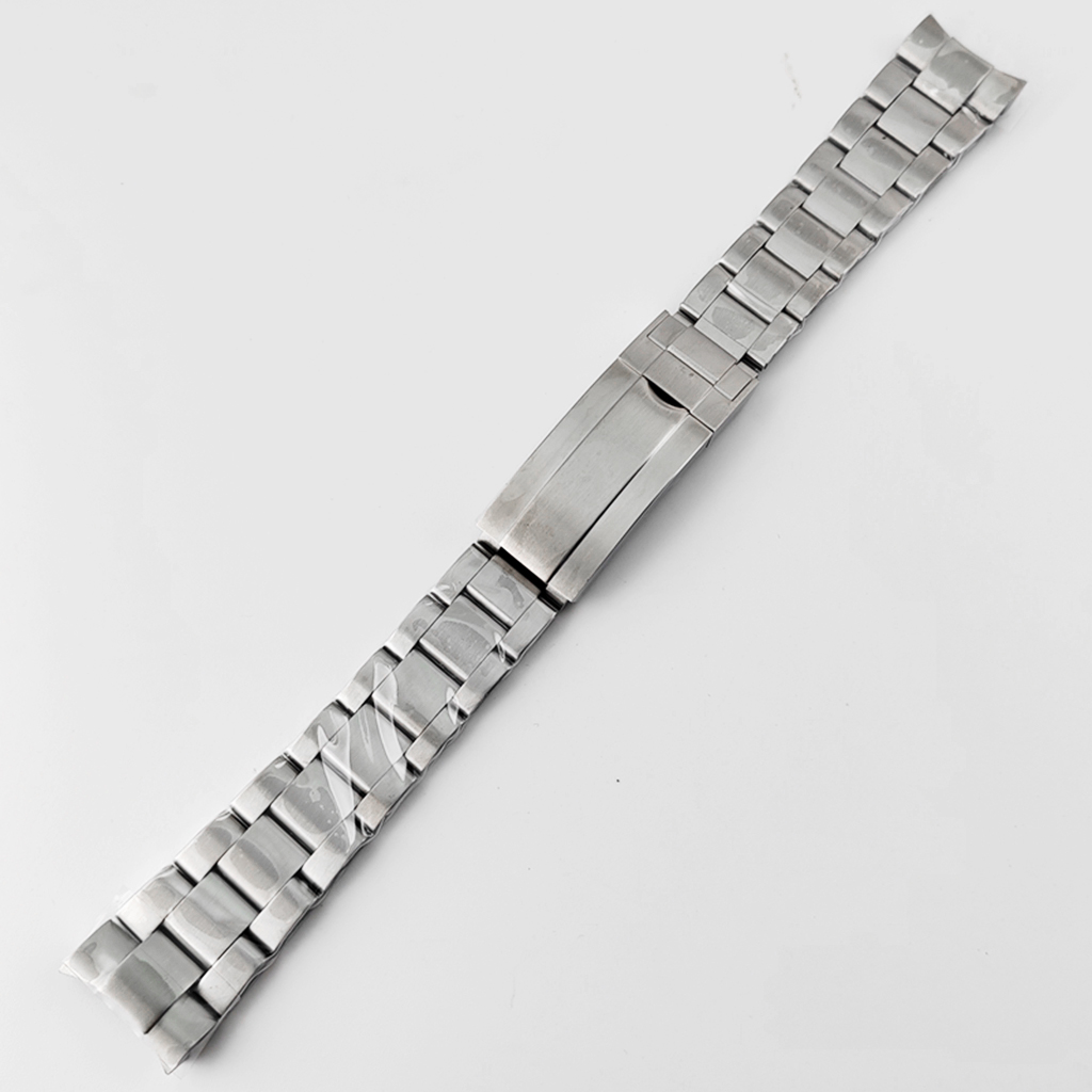 Prata 20mm Watch Strap Glide Lock Clasp Metal Watchbands Qualidade Aço Inoxidável Fit Relógios Case Acessórios Peças: GREEN BLUE