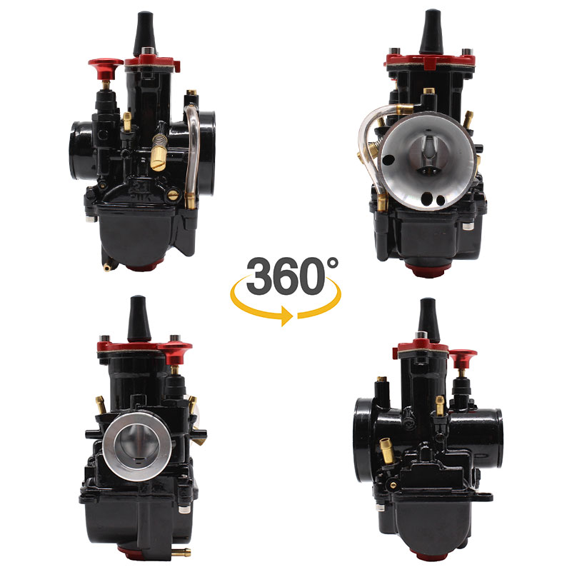Carburador de cortina plana para motocicleta, carburador Mikuni PWK 21 24 26 28 30 32 34mm Power Jet Dirt Bike Motocross, piezas modificadas