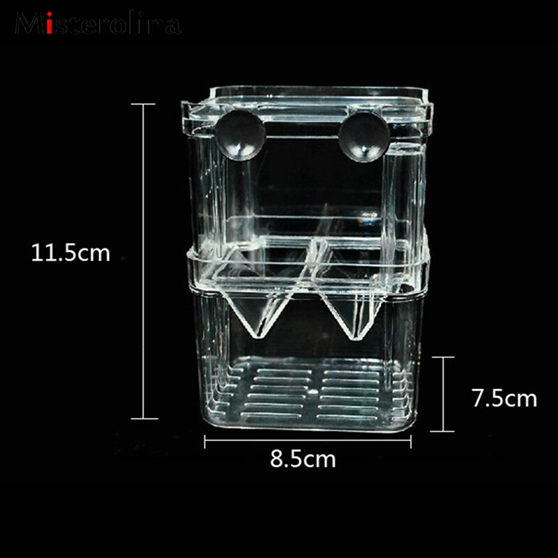 Fish Breeding Isolation Box Fish Tank Aquarium Box Double Layer Hatching Incubator Aquarium Pet Supplies Improve Survival Rate