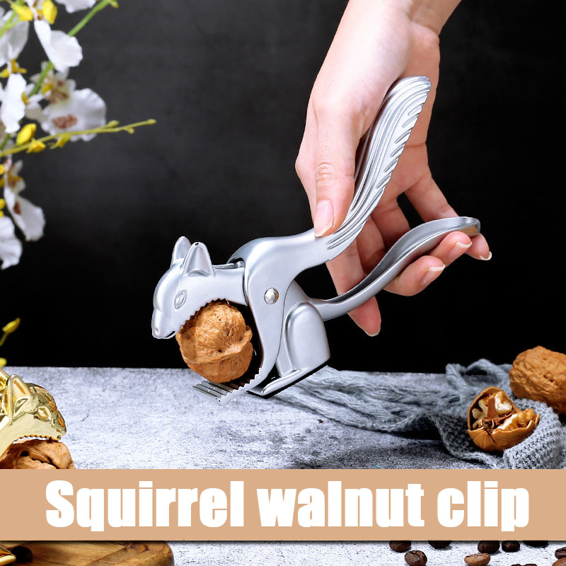 Almond Walnut Pecan Crack Hazelnut Hazel Filbert Nut Kitchen Nutcracker Sheller Clip Tool Clamp Plier Cracker Lovely Squirrel