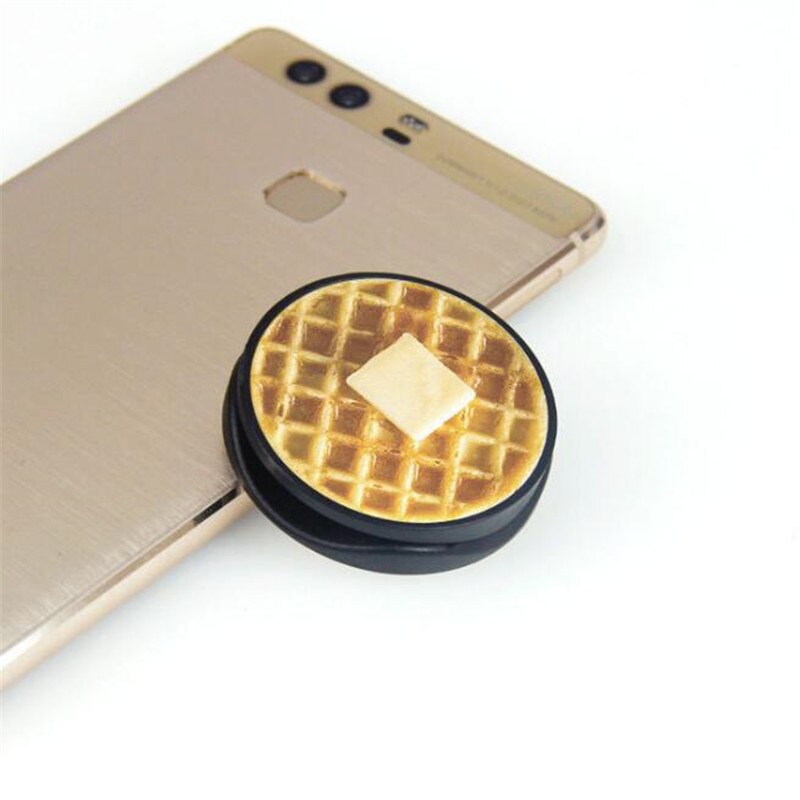 Alimenti Biscotti Espansione Phone Mount Grip Butterato Presa Fold Finger Grip Supporto Del Telefono Mobile per Il Iphone Smartphone Del Basamento della Staffa: D