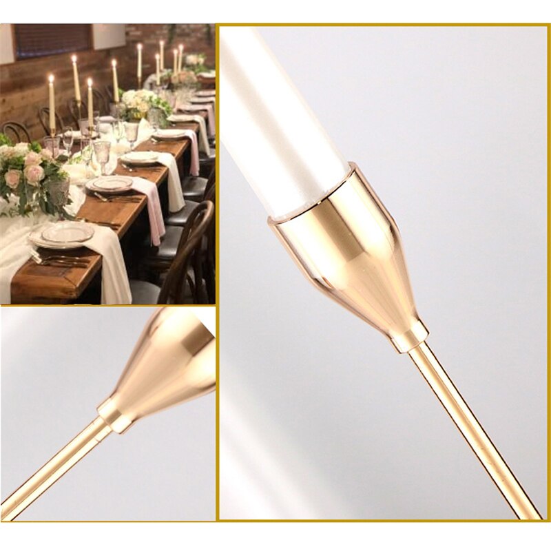Europese stijl ijzeren kandelaar - Romantisch tafeldecoratie voor een diner bij