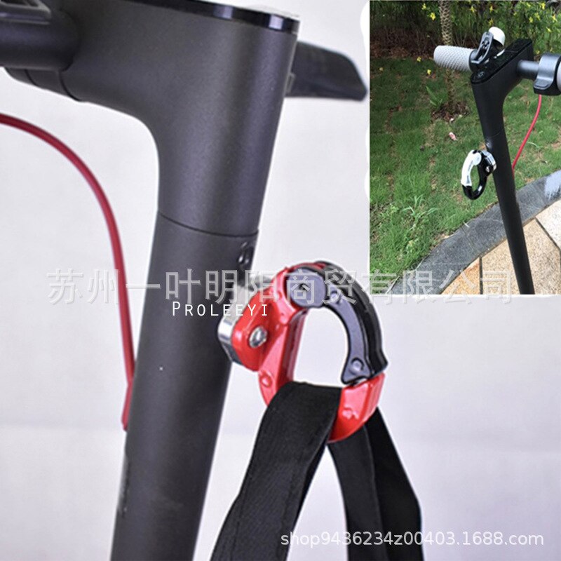 Egnet for mj scooter metall krok modifisert tilbehør hirse elektrisk scooter front krok