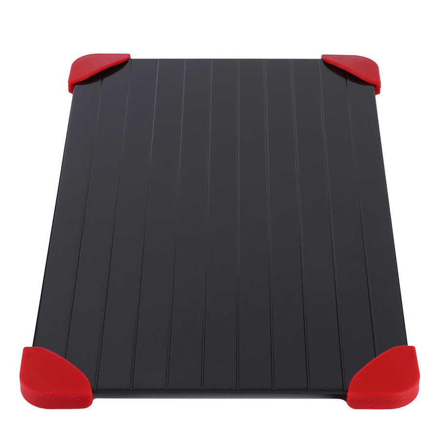 Defrosting Tray 35.5x20.5x0.3cm Aluminum Thawing Board Natural Defrosting Tray Thawing Plate Kitchen Gadget Tool for Frozen Food