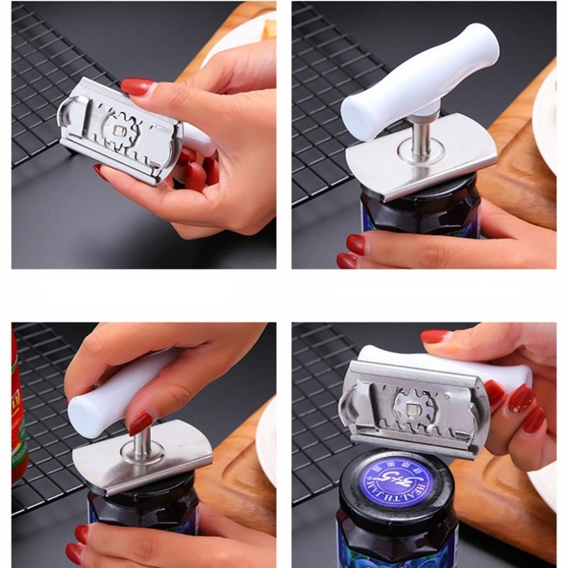 Adjustable Jar Opener Stainless Steel Lids off Jar Opener Bottle Opener Kitchen Accessories Can Opener for 3-9.5CM