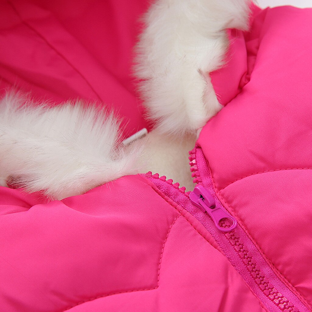 Vinter børn pige vindtæt hætte dunfrakke afslappet baby drenge tøj børn bomuld tykt overtøj jakke holde varmen jakker