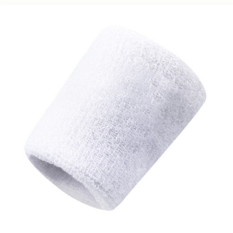 1 st svettband i handleden sportarmband för fotbollsbasket, löpning atletisk sport: Vit