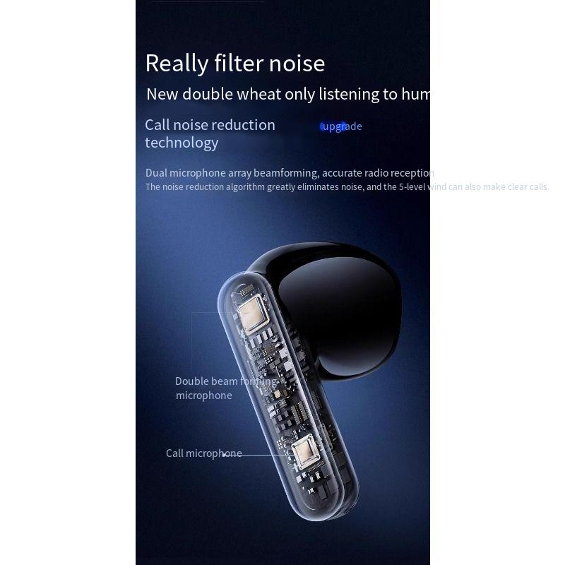 Bluetooth-oortelefoon 2025, ZGB-021 draadloze semi-in-ear ruisonderdrukking, ultralange batterijduur, hoge batterijduur