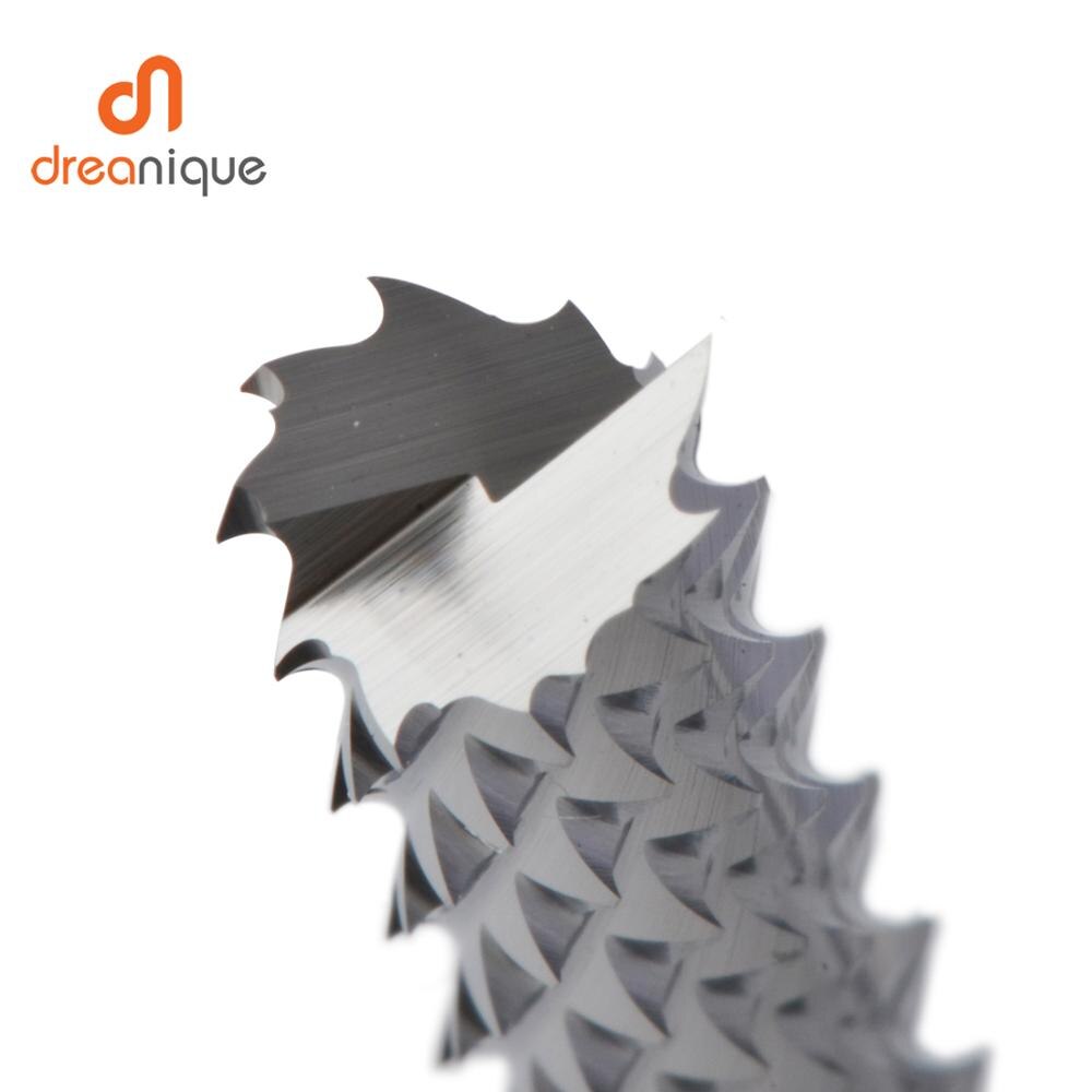 Solid Carbide Corn End mill Milling Cutter Bits 3.1mm, 4mm, 6mm, 8mm PCB End Mill CNC Cutting Milling Tools