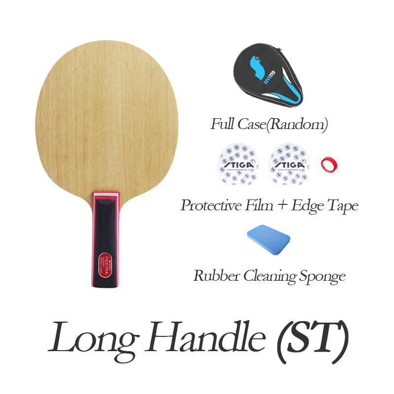 Original SANWEI FEXTRA 7 Tischtennis Klinge (7 Lage Holz) FEXTRA Schläger Klingeln Pong Schläger Paddel: ST QP FT HMC