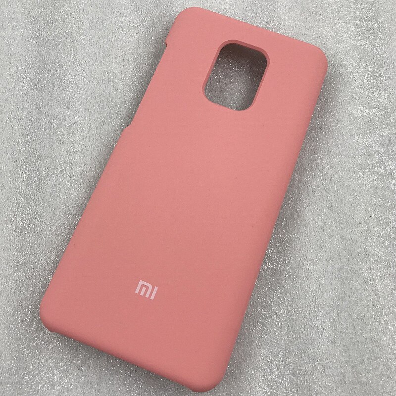 Original Xiaomi Redmi Hinweis 9 Pro Max Seidig Weich-Touch Flüssigkeit Silikon Schutzhülle Fall Für Redmi Hinweis 9 S 9 pro Wite logo: Note 9 Pro Max / pink