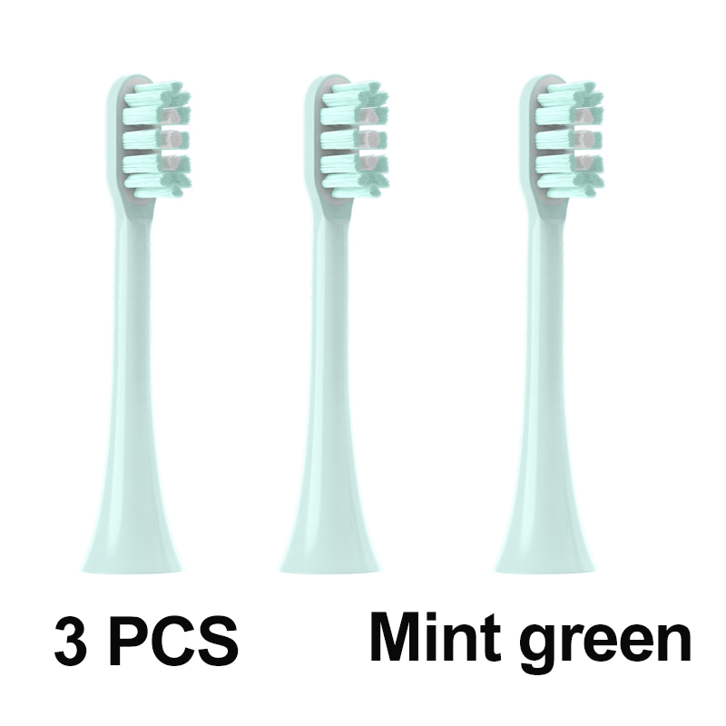 Replacement Toothbrush Heads For SOOCAS All Series X3U/X3pro/X3S/D5/D2 Sonic Electric Toothbrush Soft Bristle Nozzle: WHITE