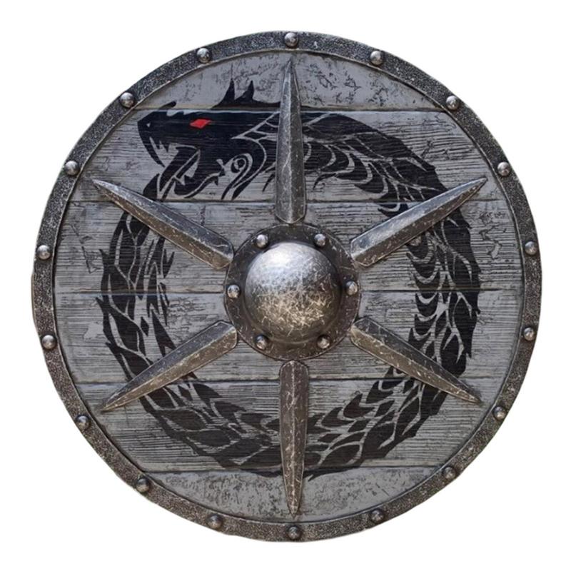 Wikinger Schild Schild Spielzeug Für Jungen mittelalterlich Eivor Walhalla Wikinger Schild Authentische Battleworn Schild Für Reenactment