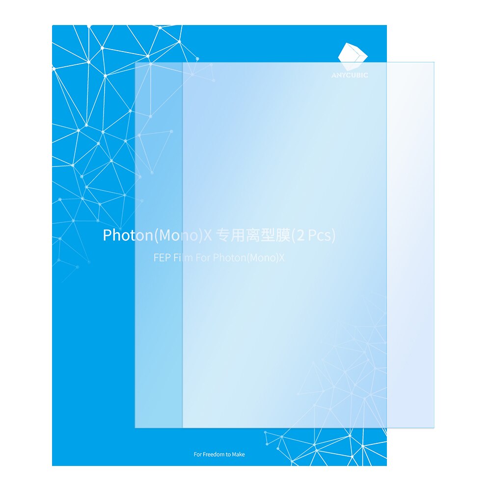 ANYCUBIC 3d Printer Parts 2Pcs/lot 5Pcs/lot FEP Film 240*165mm thickness 0.15mm For Photon Mono X (6K)