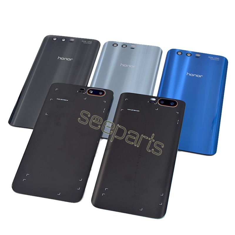 Voor Huawei Honor 9 Back Battery Cover Deur Achter Glas Behuizing Case 5.15 "Voor Huawei Honor 9 Lite Batterij Cover Honor 9 behuizing