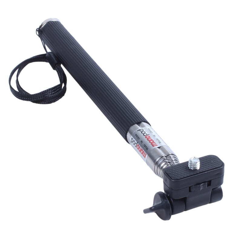 Black waterproof Extendable self-portrait self self-shooting stick for single camera with digital camera and video camera with s