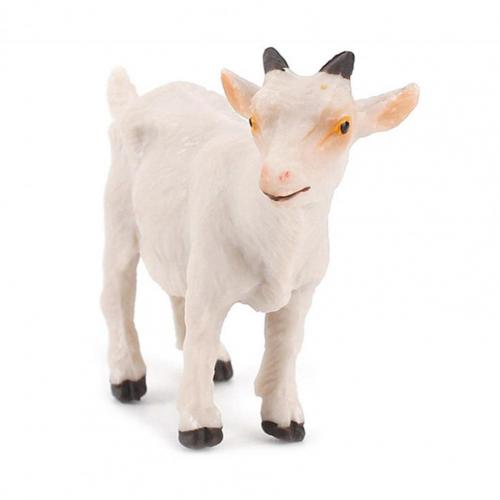 Diy Landbouwgrond Werknemer Schapen Model Beeldje Geit Home Decor Miniatuur Fairy Tuin Decoratie Accessoires Collectie Speelgoed Modellen: WHITE