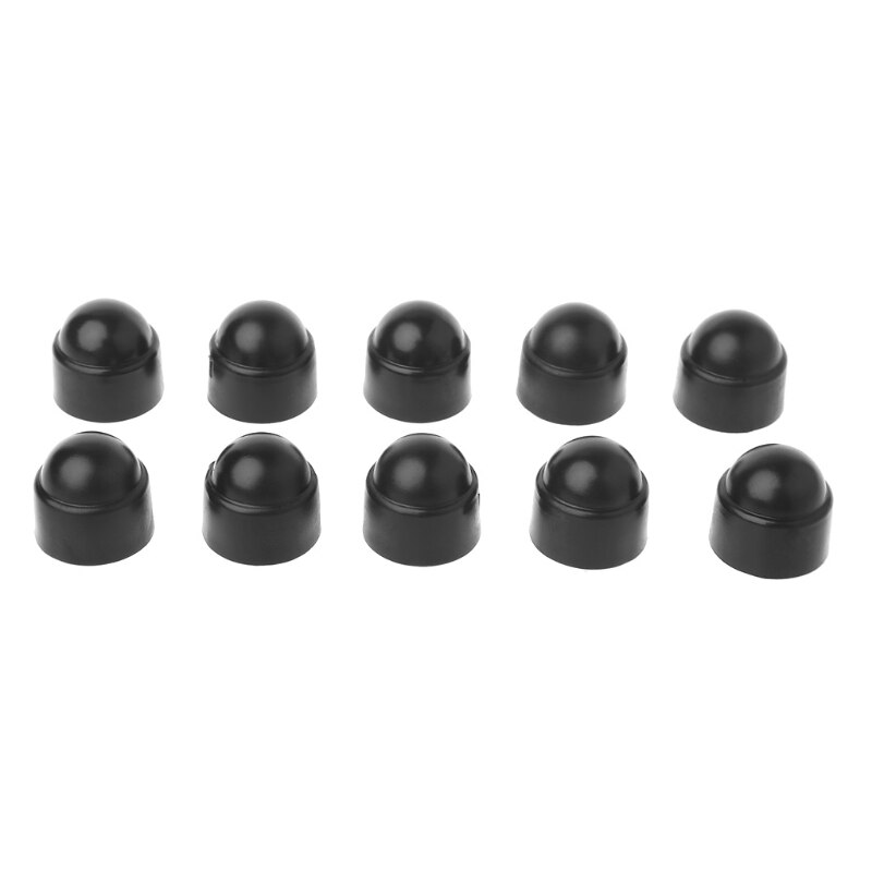 10 stk.  m6 m8 m10 m12 bolt møtrik dome beskyttelseshætte dækker eksponeret sekskantet plast: M12