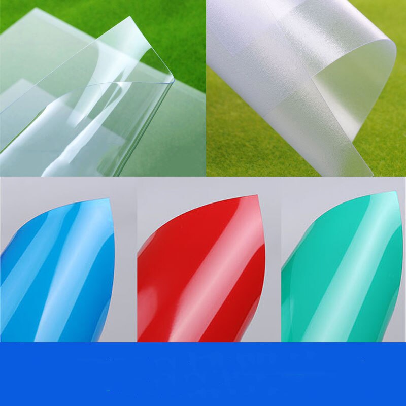 5pcs DIY PVC transparent sheet ABS colorful sheet 200*300mm thickness 0.3mm 0.5mm: 5pcs mixed