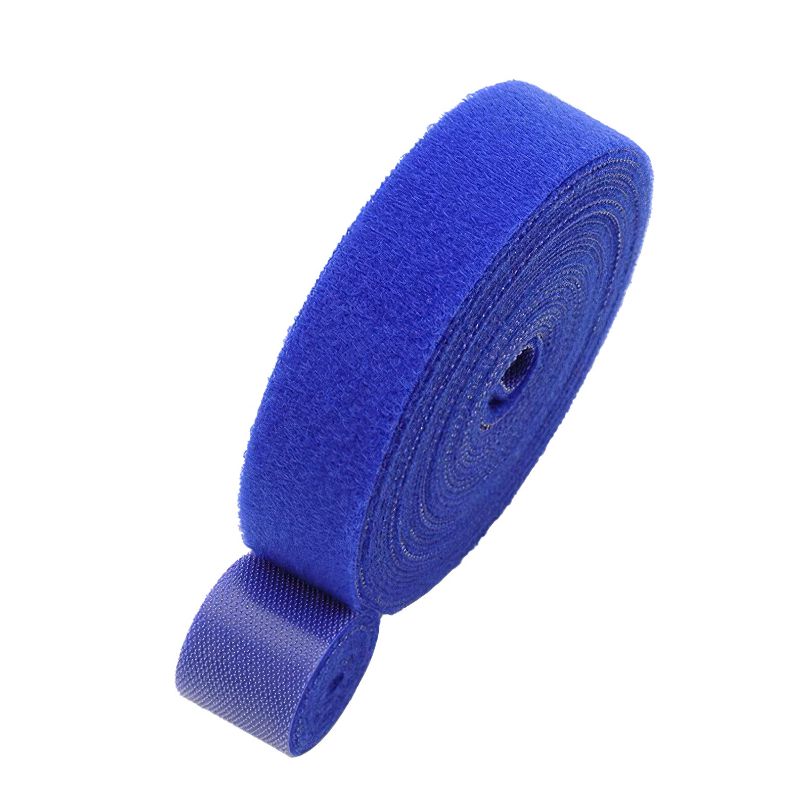 Organizador de Cable USB ajustable, almacenamiento de cables cortables, multiusos, cinta adhesiva, lazos enrollables: Blue