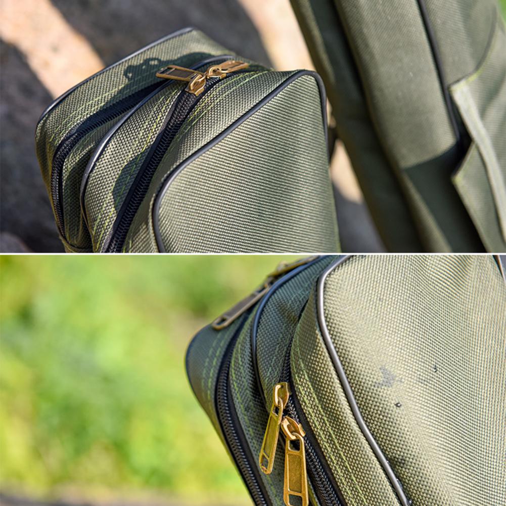 Fishing Rod Storage Bag Oxford Cloth Multifunctional Portable Foldable Fishing Rod Carrier Fish Pole Tools Storage Bag Case