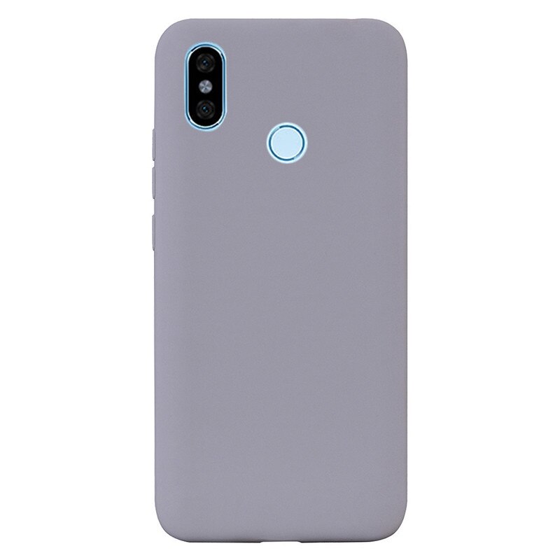 Capa de silicone para xiaomi redmi nota 5 caso tpu capa de telefone para xiaomi redmi nota 5 pro caso redmi nota 5 capa funda coque: 7 Gray