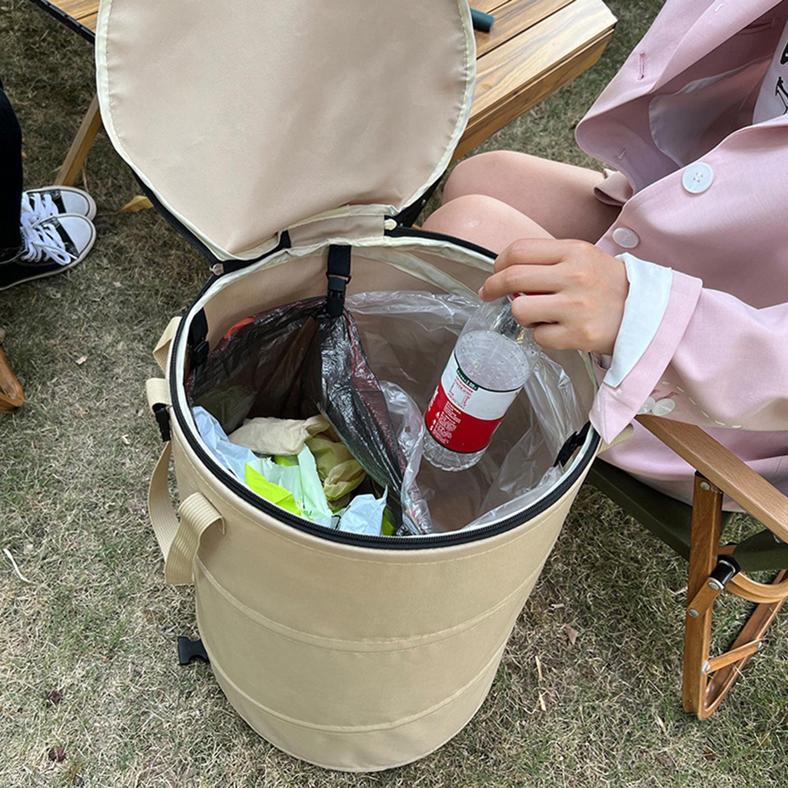 37L Tragbare draussen Abfall Tasche Camping Mül... – Grandado