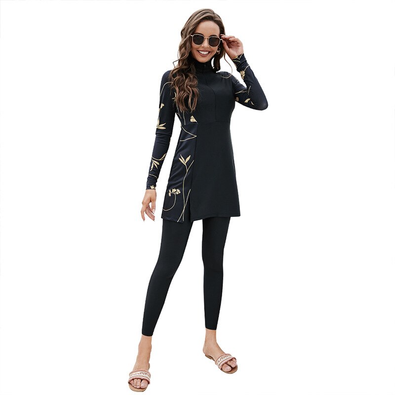 Sunflair Badpak met Rits Nachtblauw