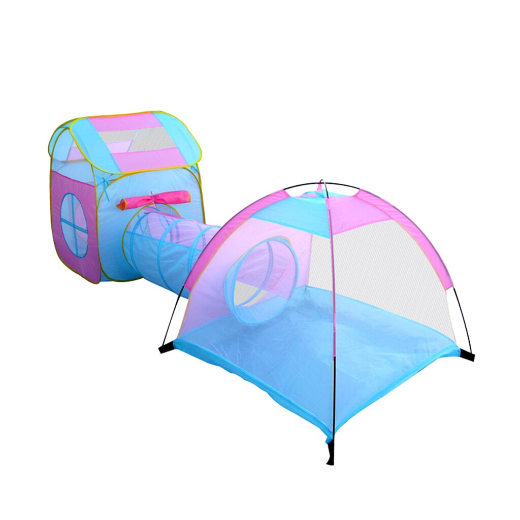 3 In 1 Up Play Tent W Tunnel & Hut Playhouse Bal Pit Baby Kinderen Spelen Speelgoed