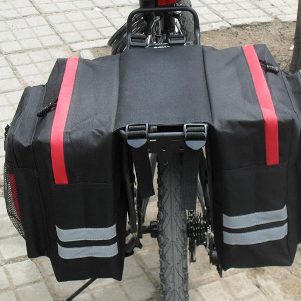 Terrengsykkel sykkel koffertposer sykling dobbel sete stativ fôrbagasje baksidebærer halepakke  w7 z 3