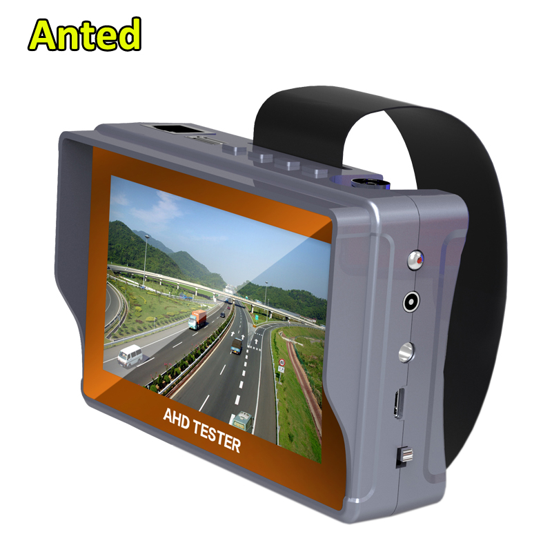 Portable 1080P AHD CCTV Test Monitor with 4.3" LCD, Wrist AHD Camera Tester