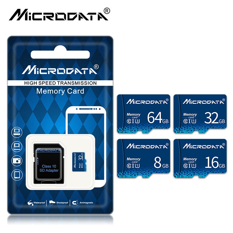 Class 10 Micro sd card 128GB 64GB 32GB 16GB 8GB TF card Memory Card cartao de memoria 32GB Microsd flash usb mini pen drive card