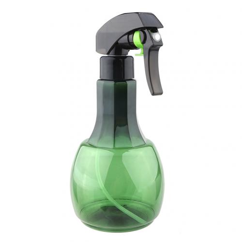 Recargable de 400ml niebla fina botella de pulverizador para cabello vacío maquillaje humedad del atomizador de la niebla botellas con atomizador pelo peluquería herramientas: green