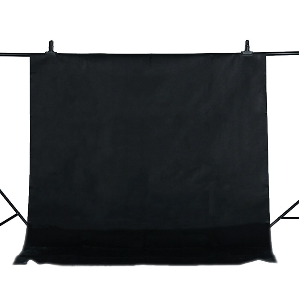 1.5 * 2.1m/ 5 * 7ft Vinyl Photography Background Screen Green Grey White Portrait Photography Backdrops Photo Studio Props: black 1.6x1m