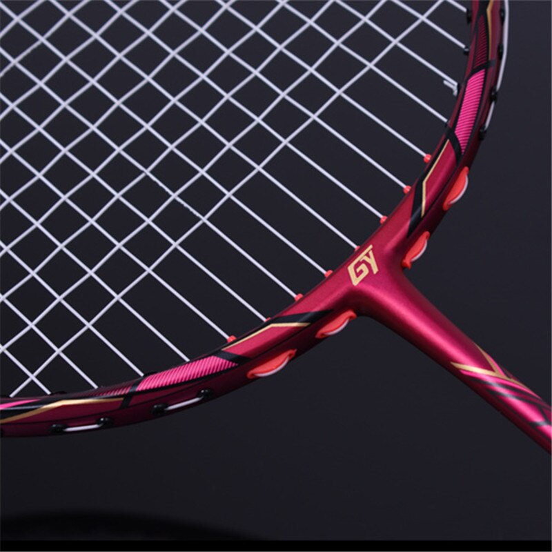 High Rigidity Badminton Racket Full Carbon 4U Defense Type Damping Amateur Entertainment Racquet Single Adult Racket Q1012CME