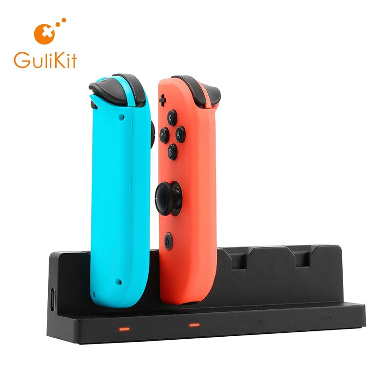 Gulikit NS25 Dock di ricarica JOYCON a 4 porte per caricare contemporaneamente 4 JOYCON stazione di ricarica per Switch NS OLED Joycon: Default Title