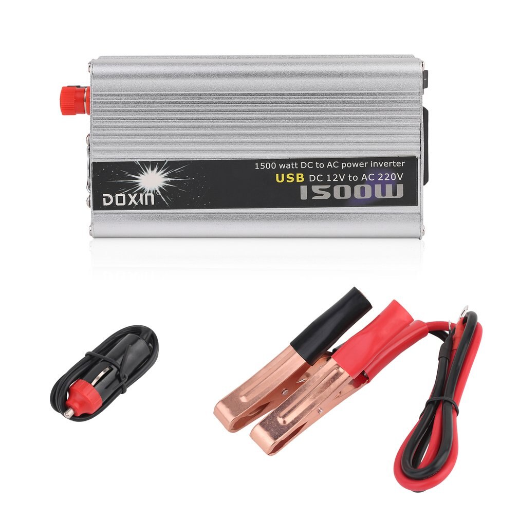 DX-GAX 1500W Auto Inverter DC 12V To AC 220V Car Modified Power Converter Sine Wave Car Adapter Auto Power Converter